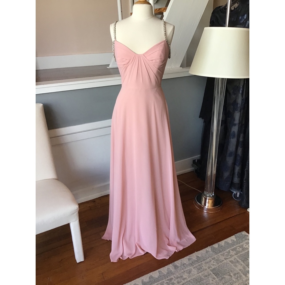 Hayley Paige Occasions gown size 12 color rose.